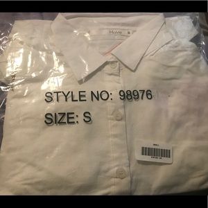 Ladies Have Button Down Blouse